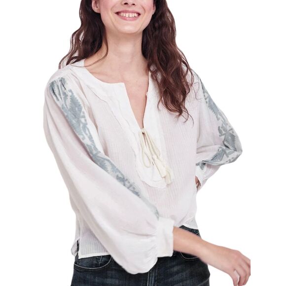 New Roller Rabbit Top Jambdani Kiko size XL long sleeve - Picture 1 of 6